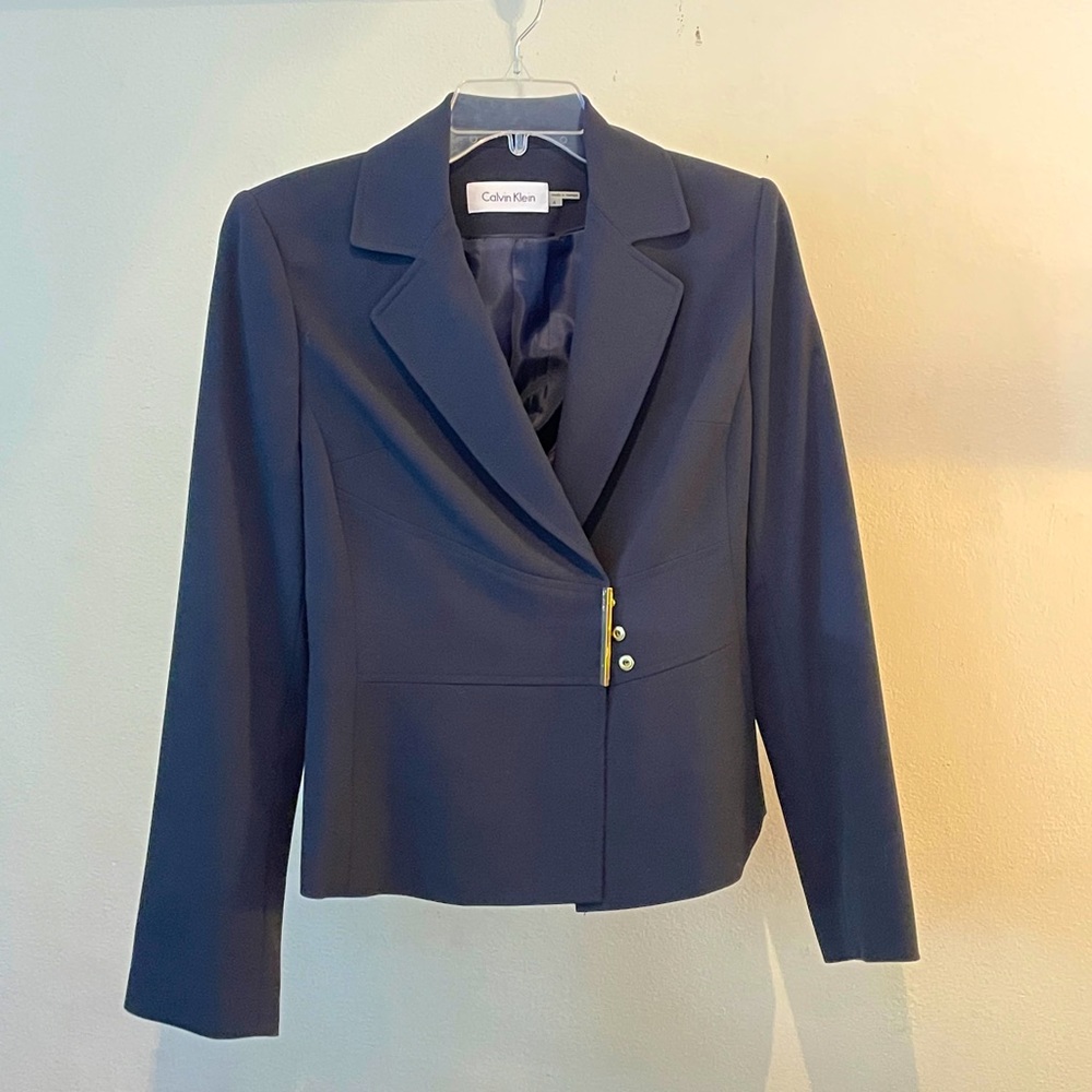 Calvin Klein Blazer w Shoulder Pads